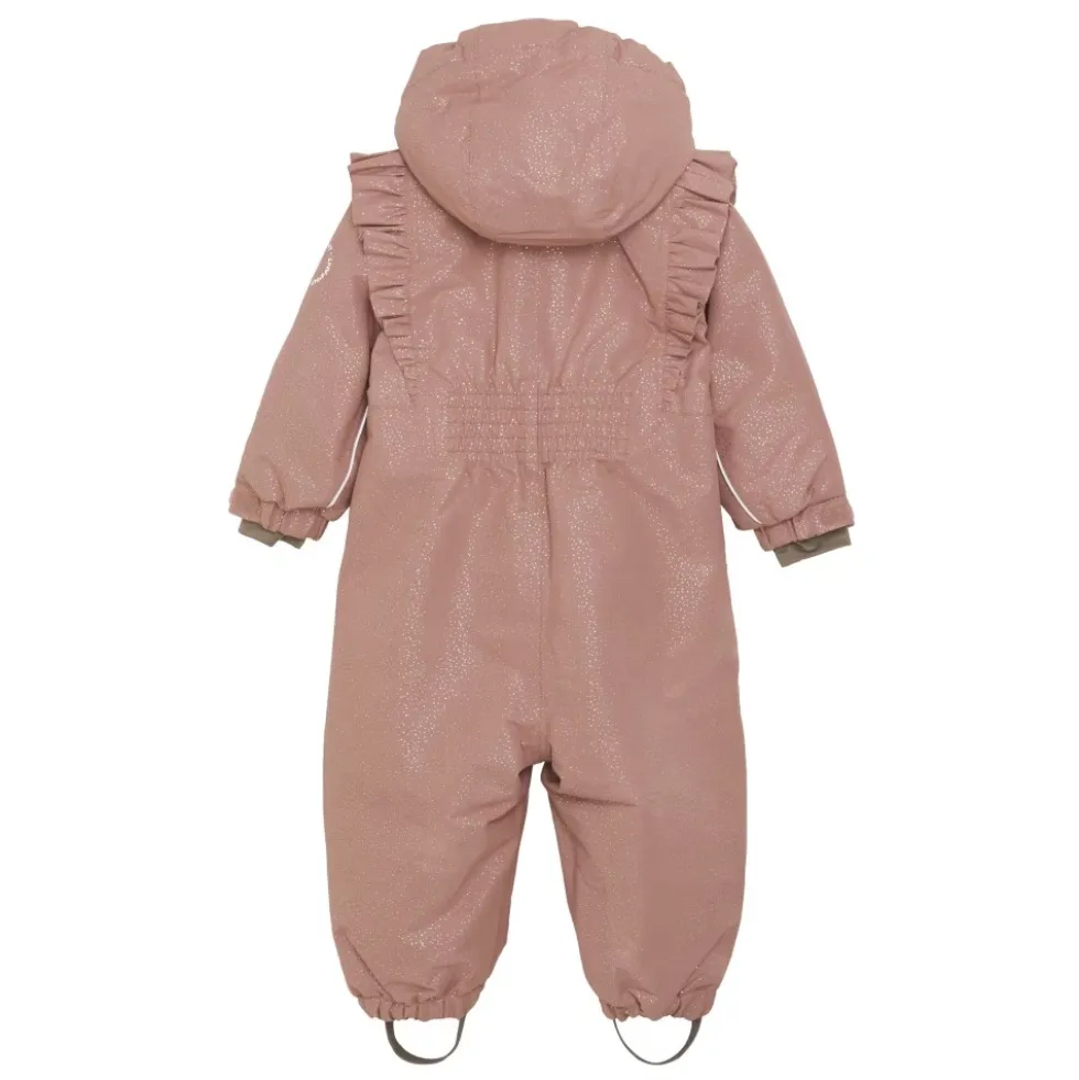 Baby Flyverdragt med Flæser - Burlwood