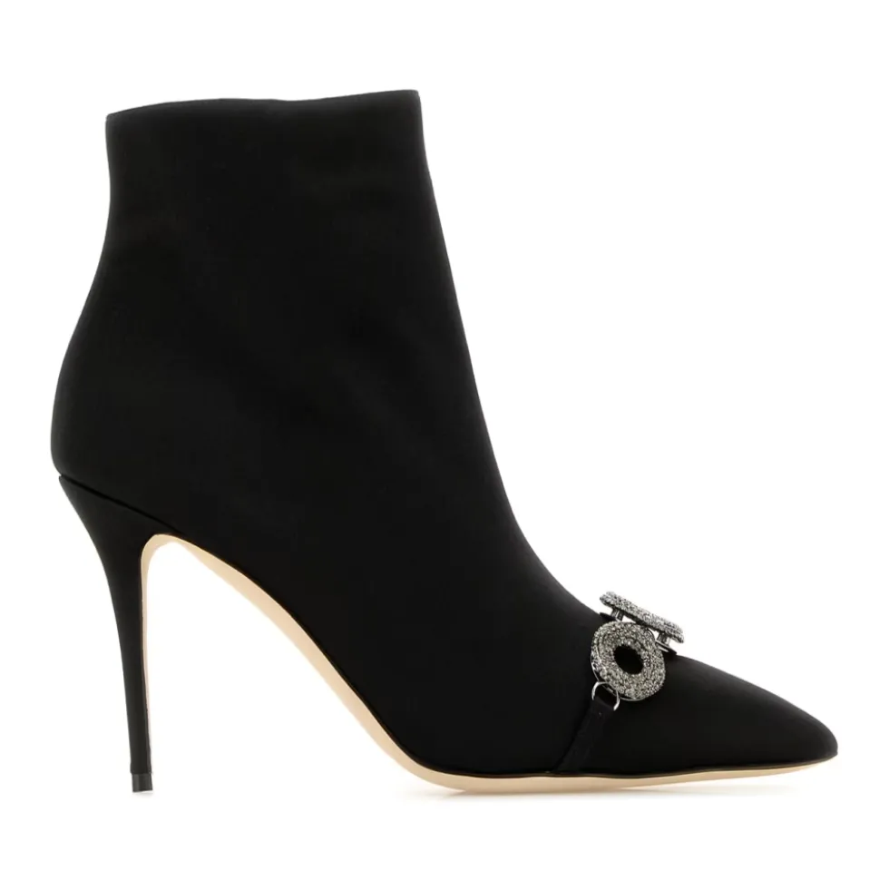 Balvisa Embellished Satin Ankelstøvler