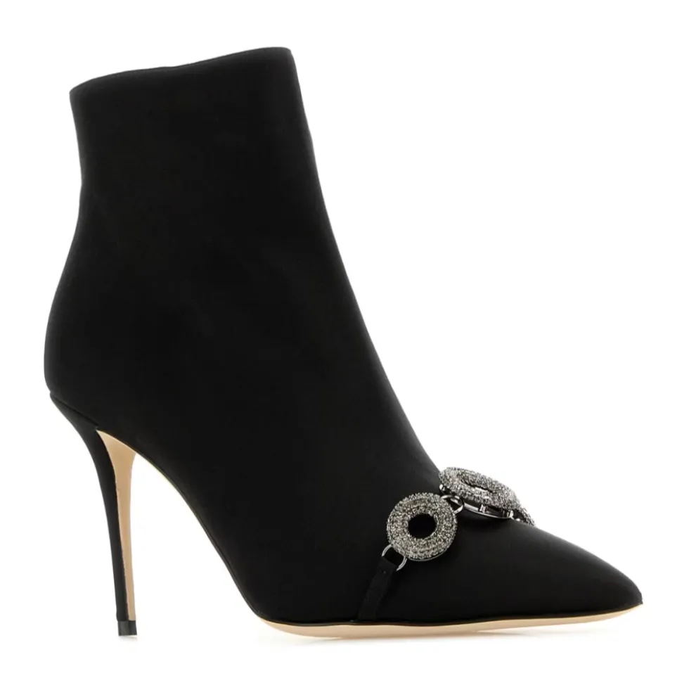 Balvisa Embellished Satin Ankelstøvler