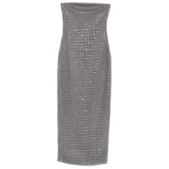 Beaded Maxi Tube Dress