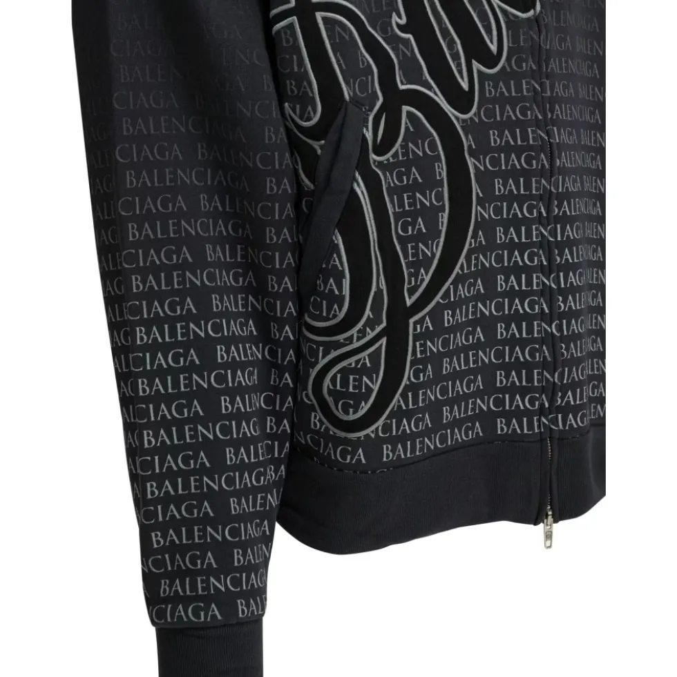 Big B Oversized Zip-Up Hoodie