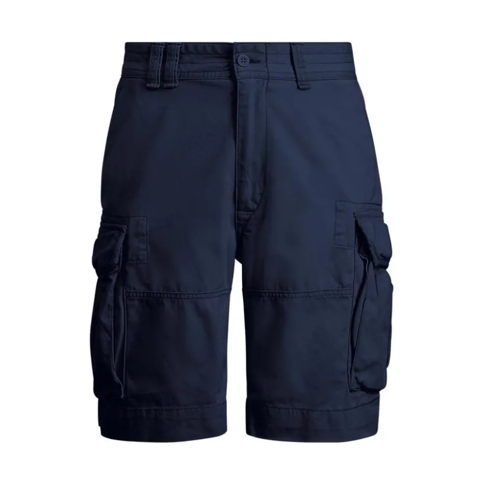 Blå Cargo Shorts Afslappet Pasform