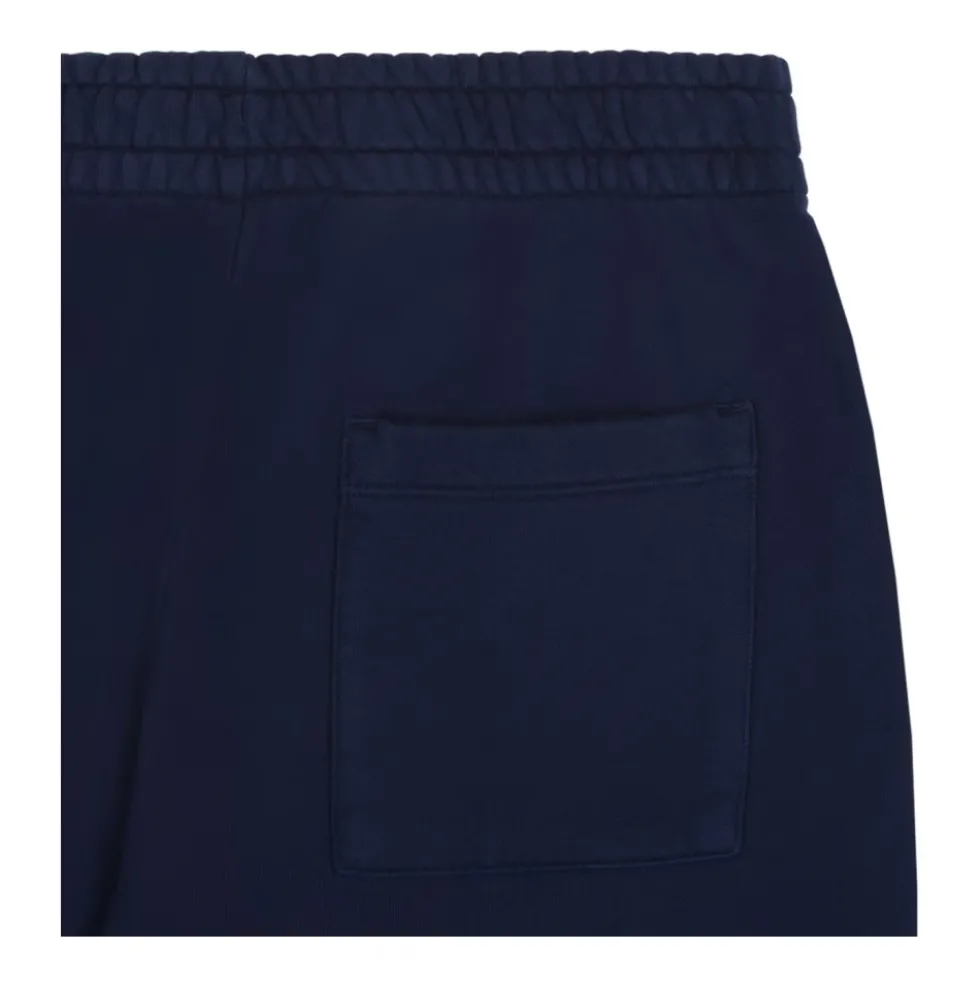 Blå Logo Print Sweatpants
