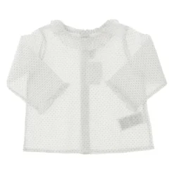 Blus lavet af ren bomuldskrave