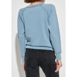Bomuld Logo Sweatshirt Rund Hals Raglan