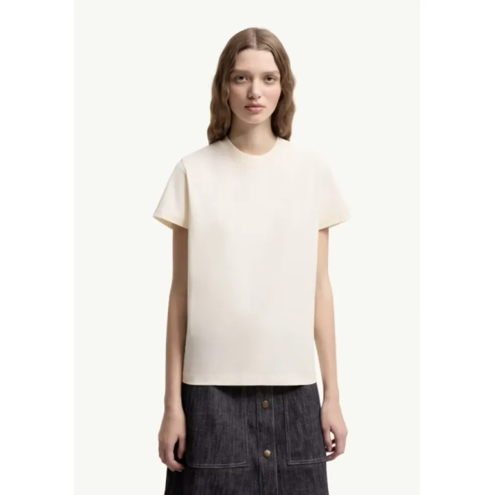 Broderet Logo Bomulds T-shirt