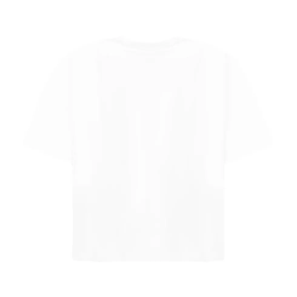 Broderet Logo Hvide T-shirts og Polos