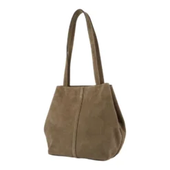 Brun Læder Shopper Taske