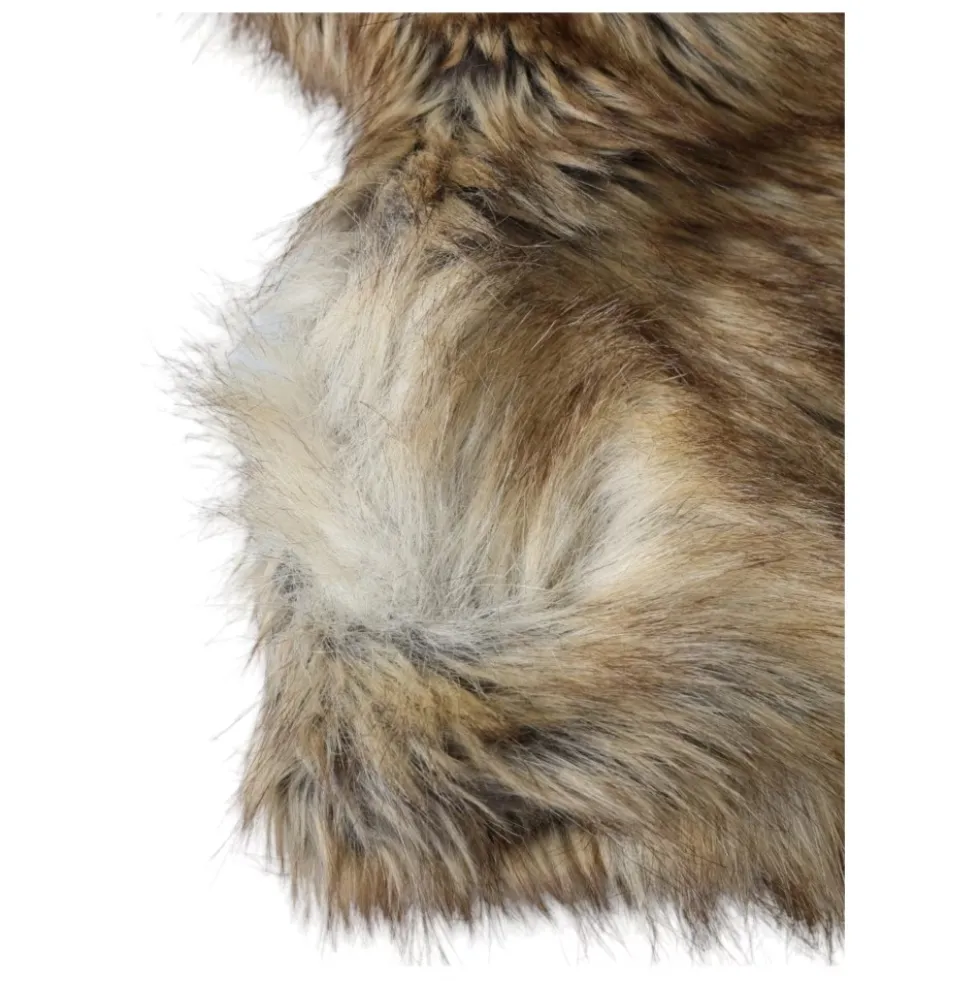 Brun Ugle Faux Fur Hovedhue