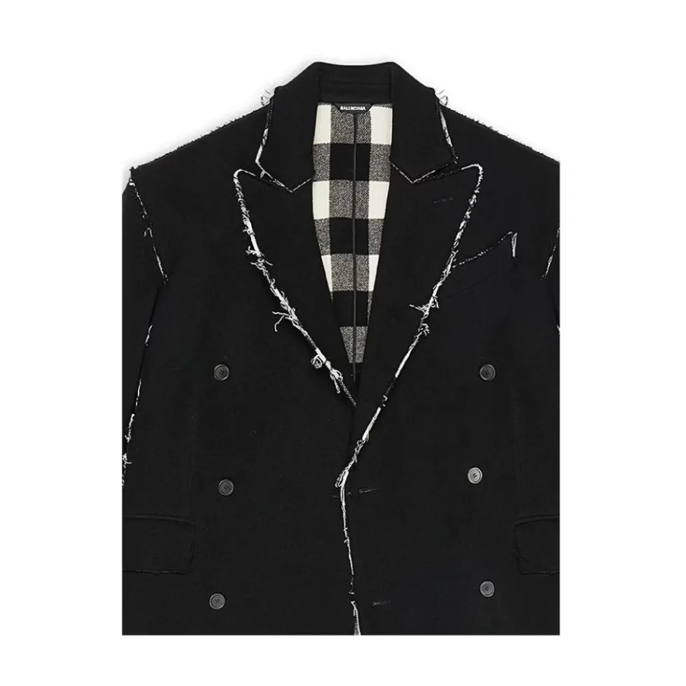 Buffalo Check Oversized Frakke