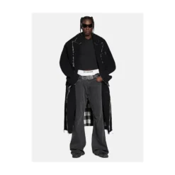 Buffalo Check Oversized Frakke