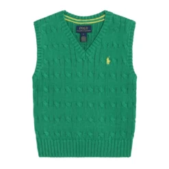 Cable-Knit Sweater Vest