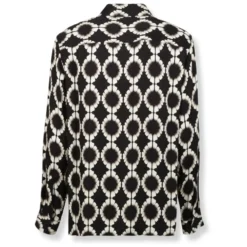 Camicia Boxy Aop