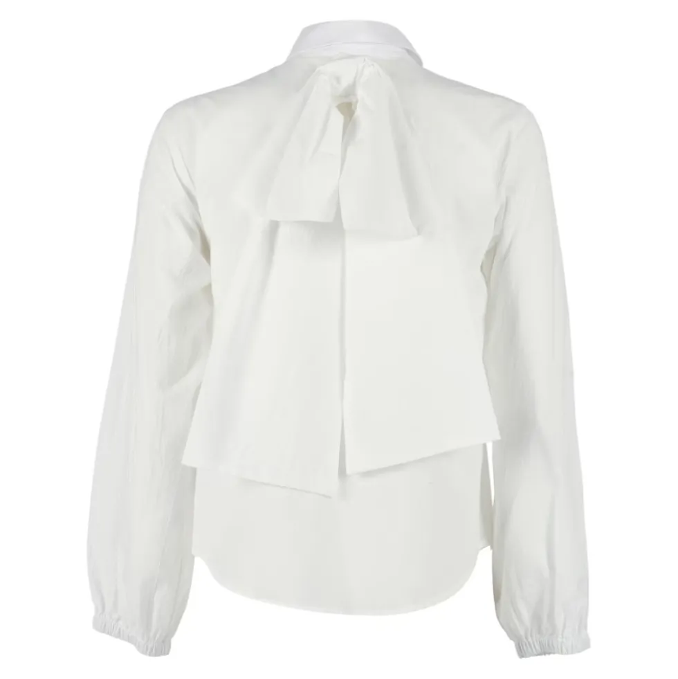 Camicia in popeline effetto stropicciato
