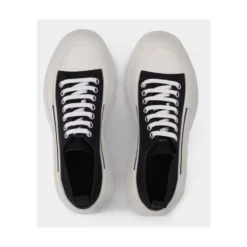 Canvas Tread Slick Sneakers