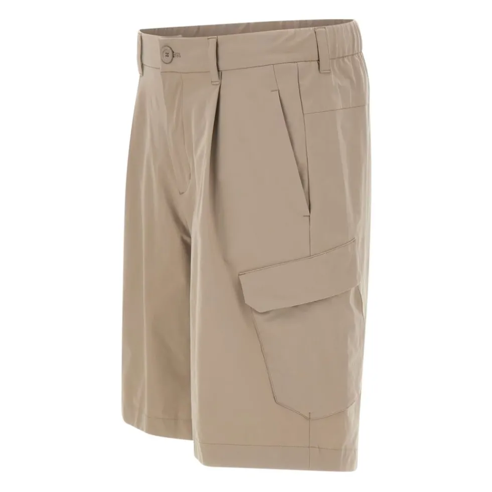 Cargo shorts med læg