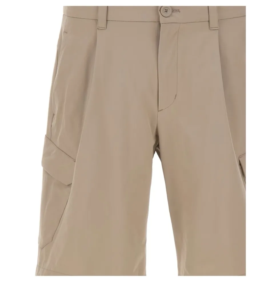 Cargo shorts med læg