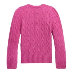 Cashmere-blend Kabelstrikket Sweater