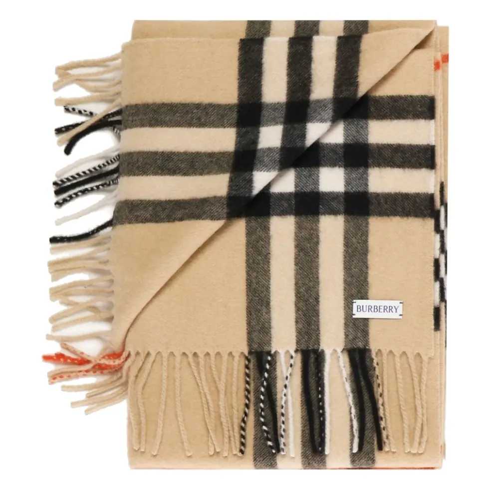 Cashmere Check Scarf