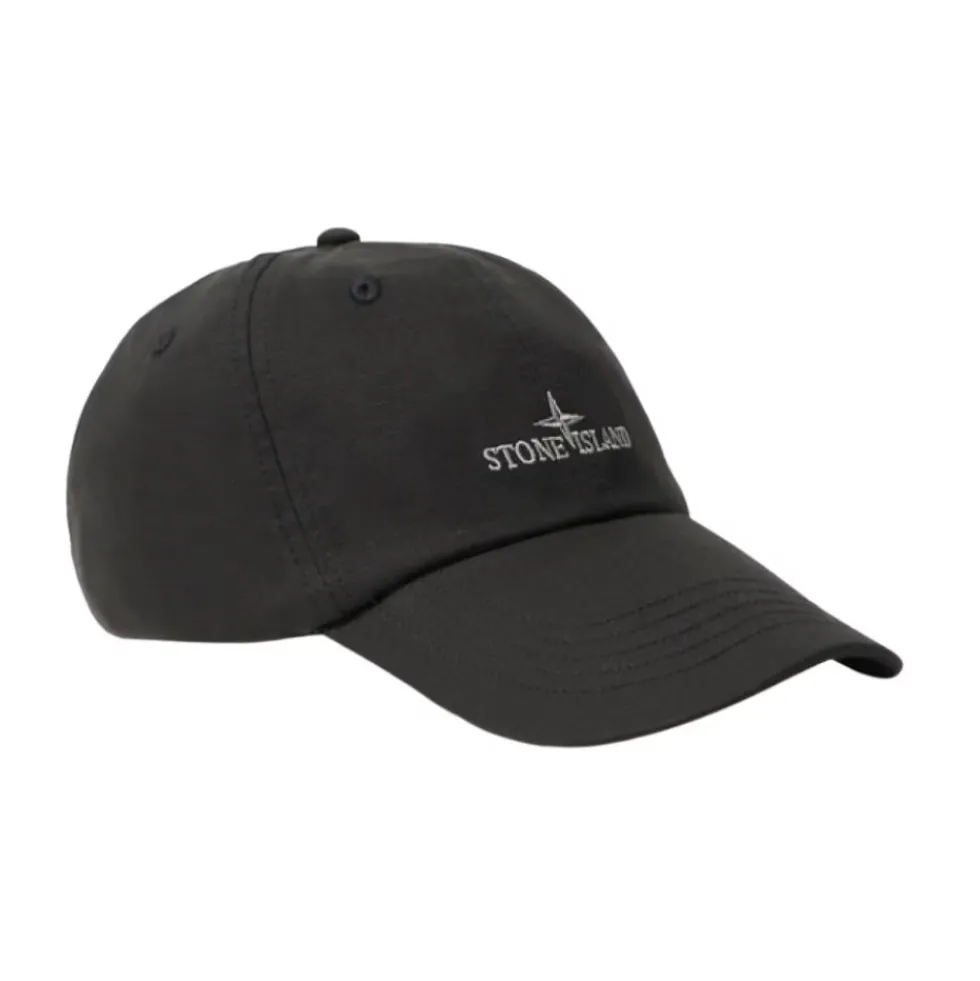 Casquette i broderet nylon