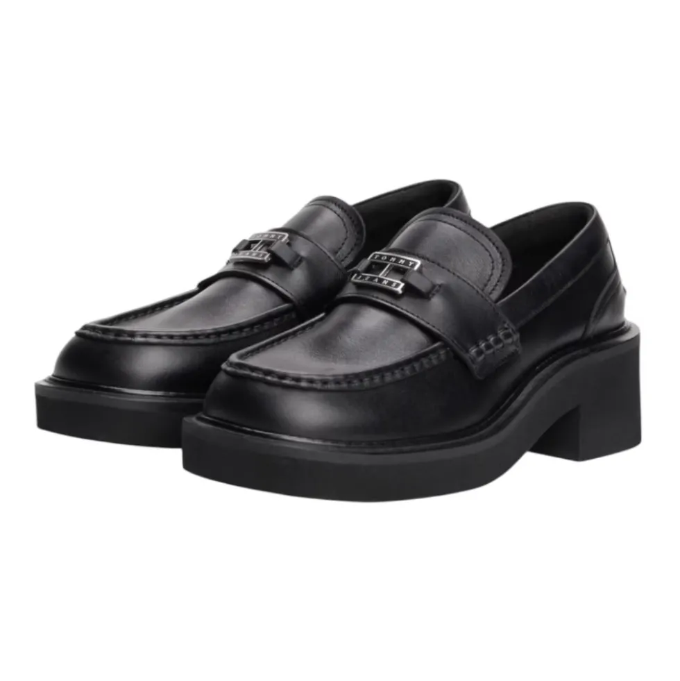 Chunky Heel Loafers