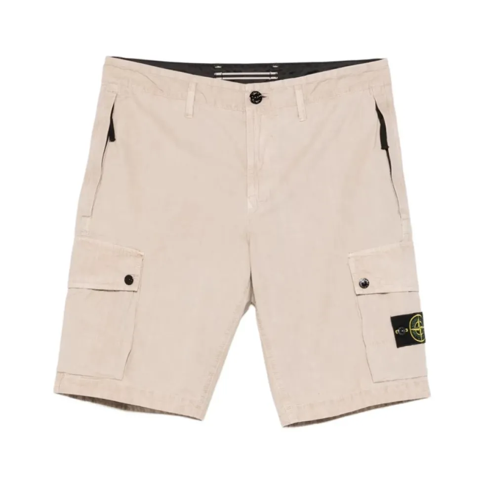 Compass-badge Cargo Shorts