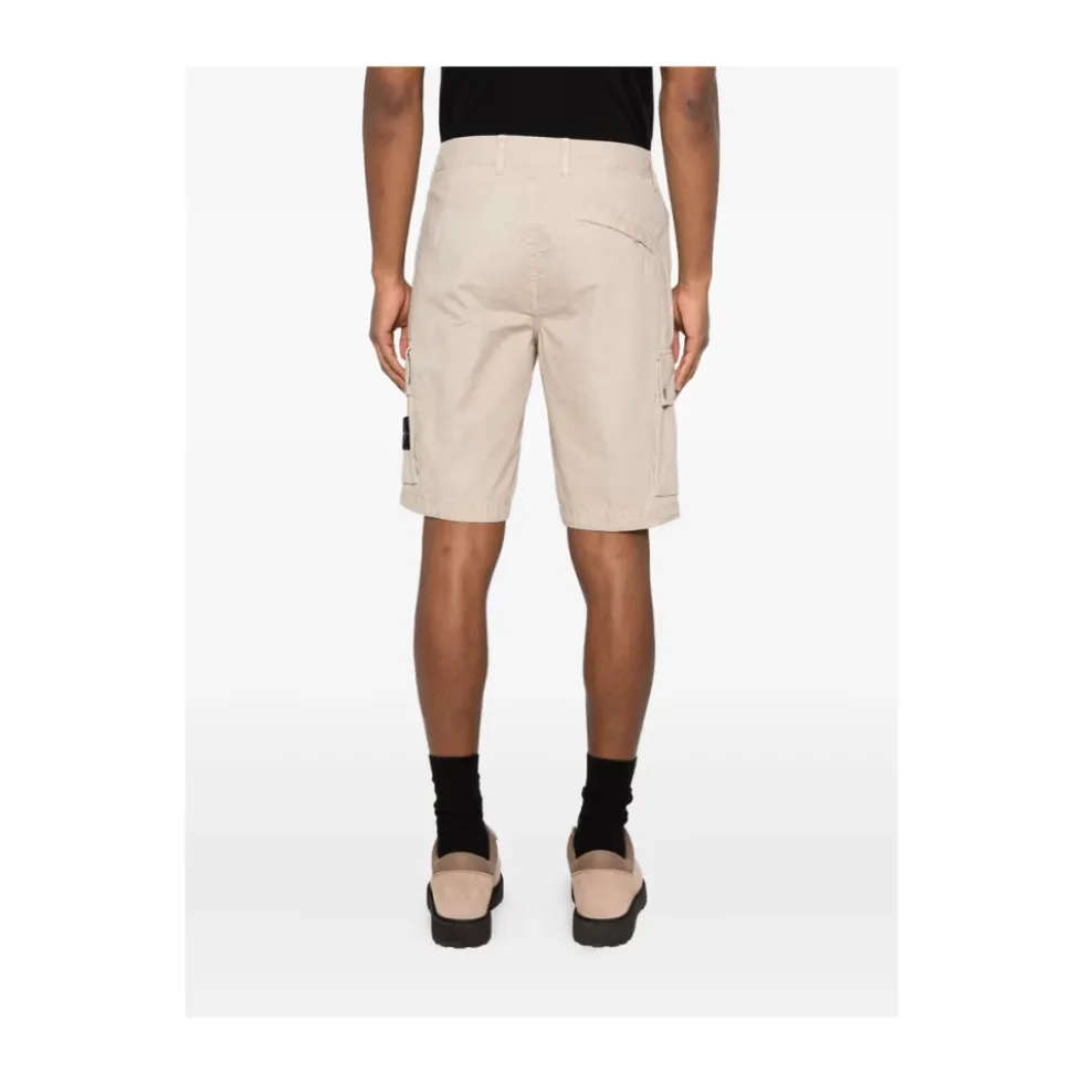 Compass-badge Cargo Shorts