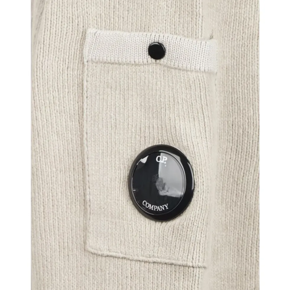 Cotton Chenille Crewneck Lens Sweater