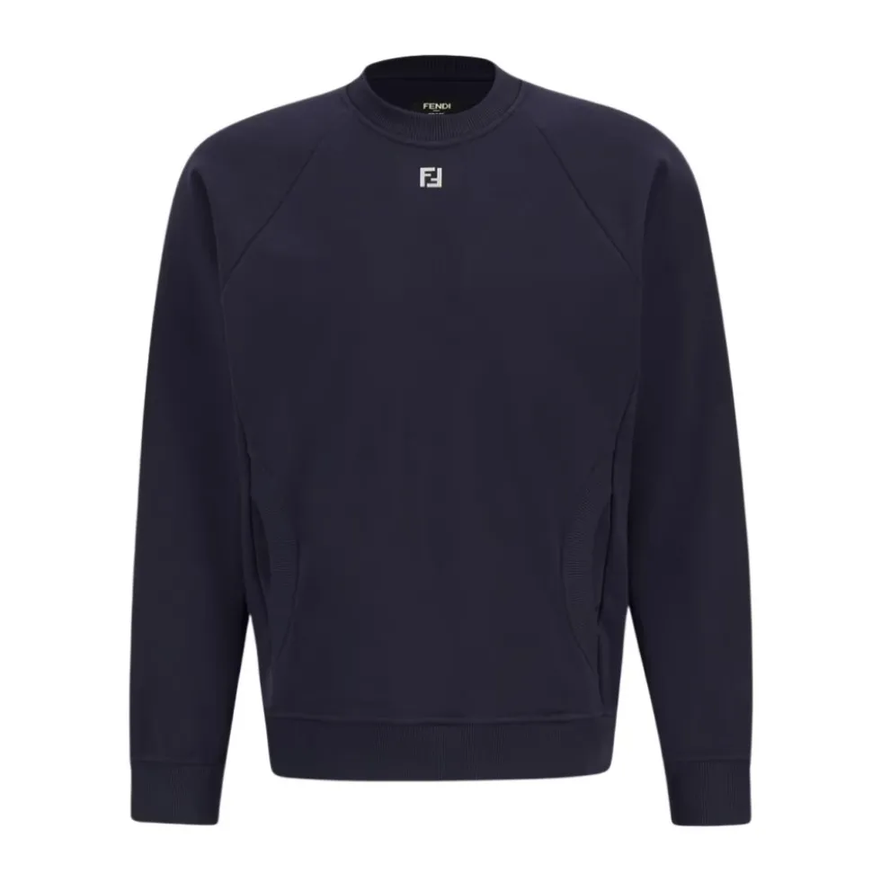 Cotton FF Metal Logo Sweater