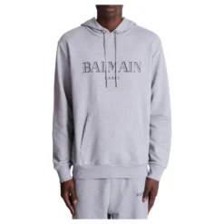 Cotton printed Vintage logo hoodie
