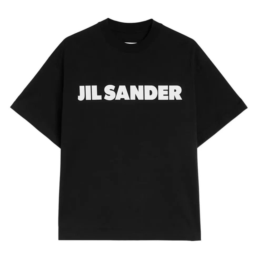 Cotton T-Shirt med Logo