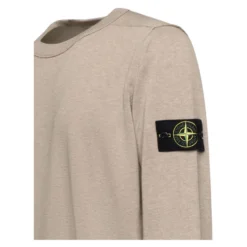 Crewneck Sweater med rullede kantsømme