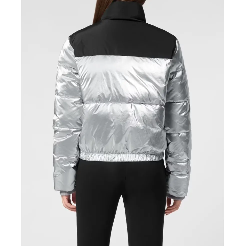 Cropped Bomber Jacket