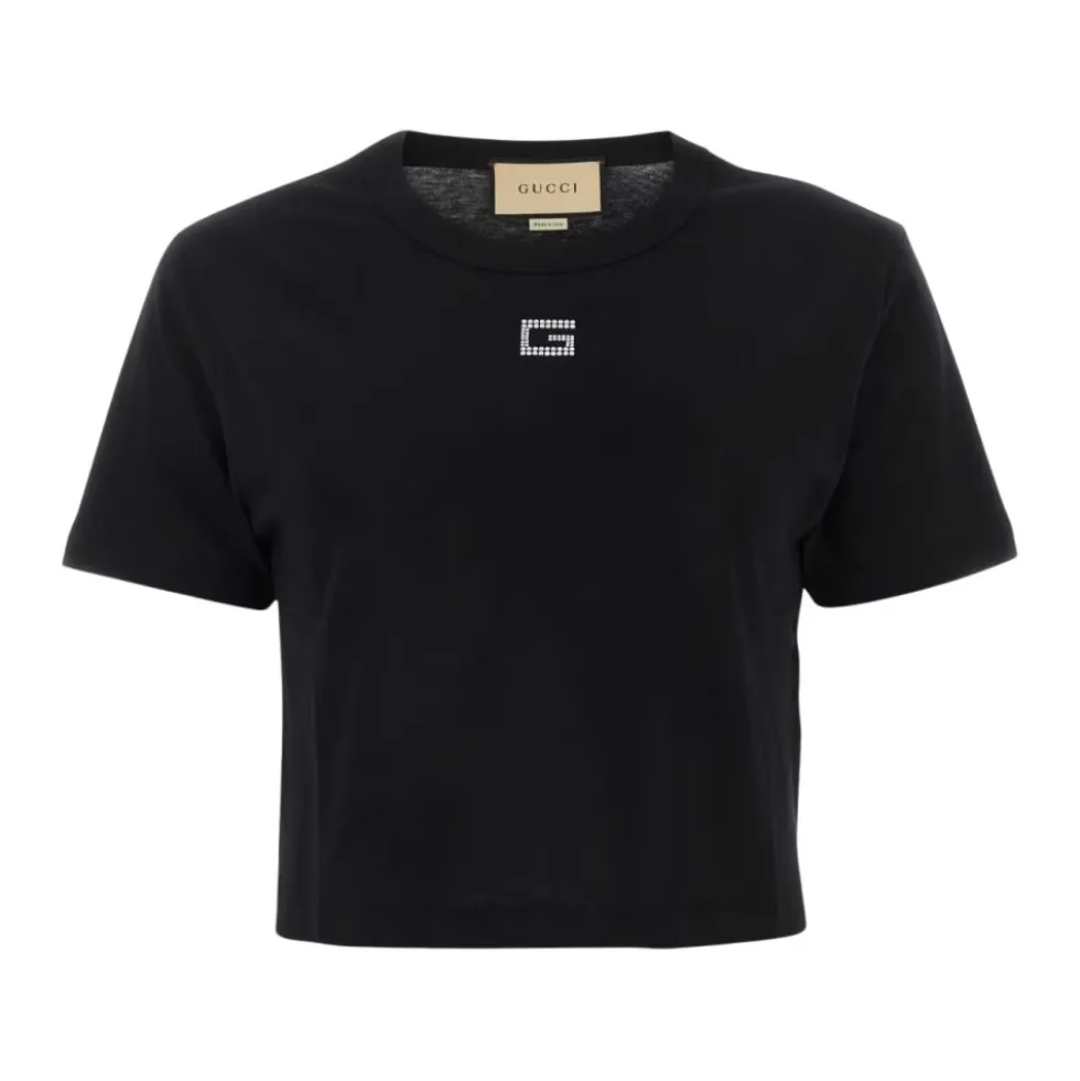Crystal G Logo Cropped T-Shirt