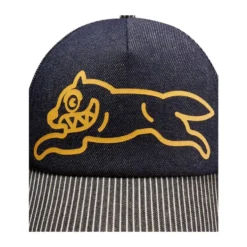 Denim Running Dog Trucker Cap