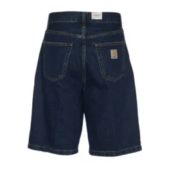 Denim Shorts med Abrasive Stone Wash