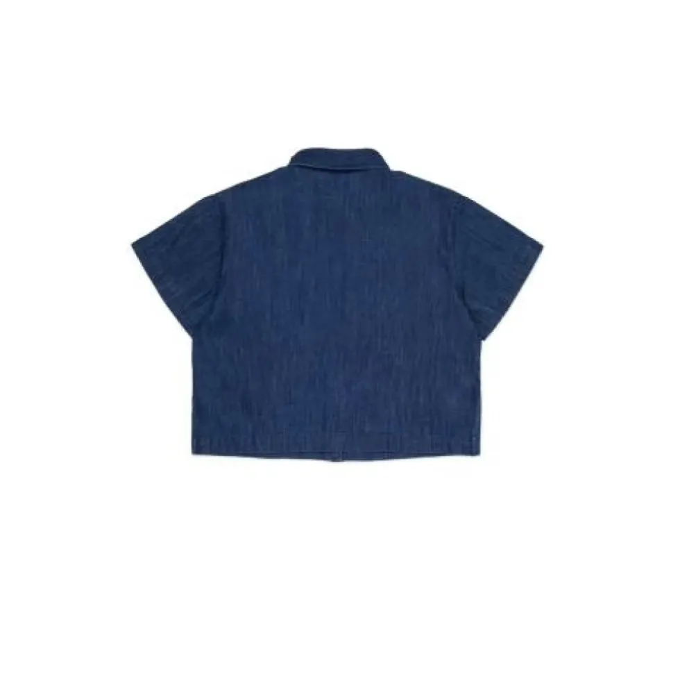 Denimskjorte med logo