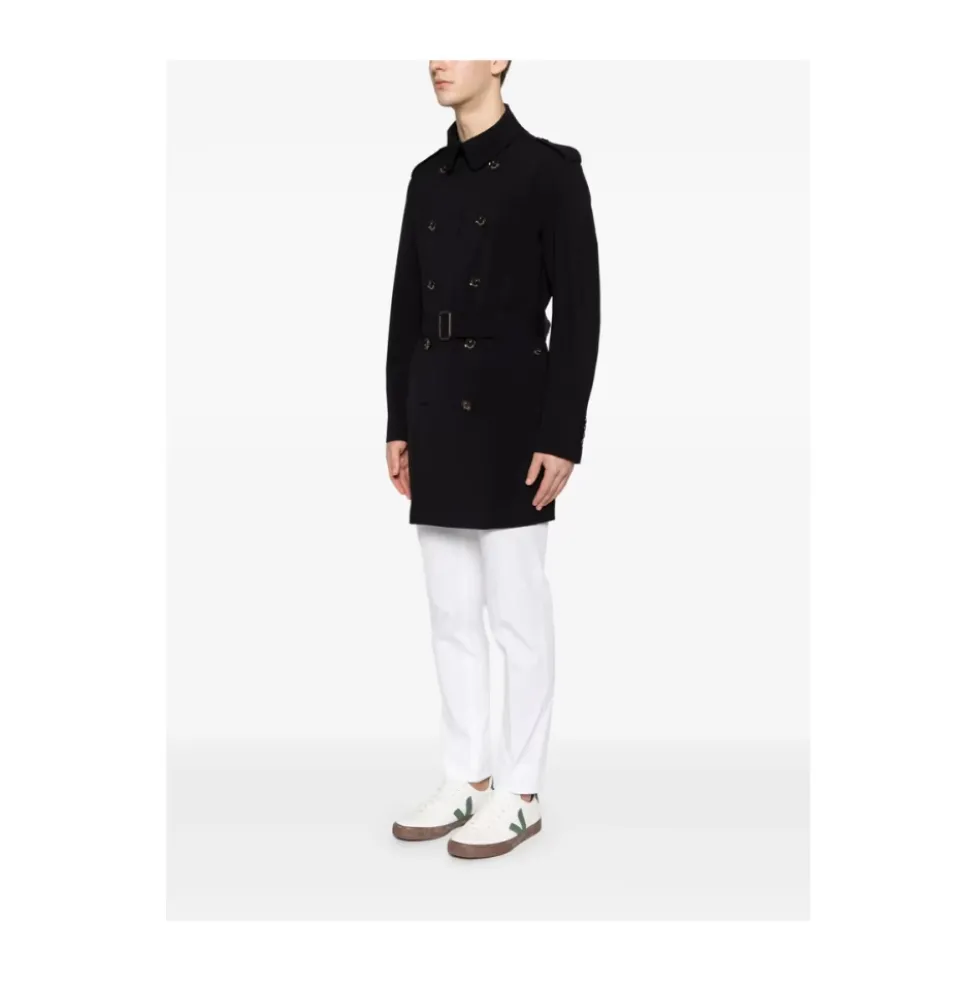 Dobbeltspændt trenchcoat