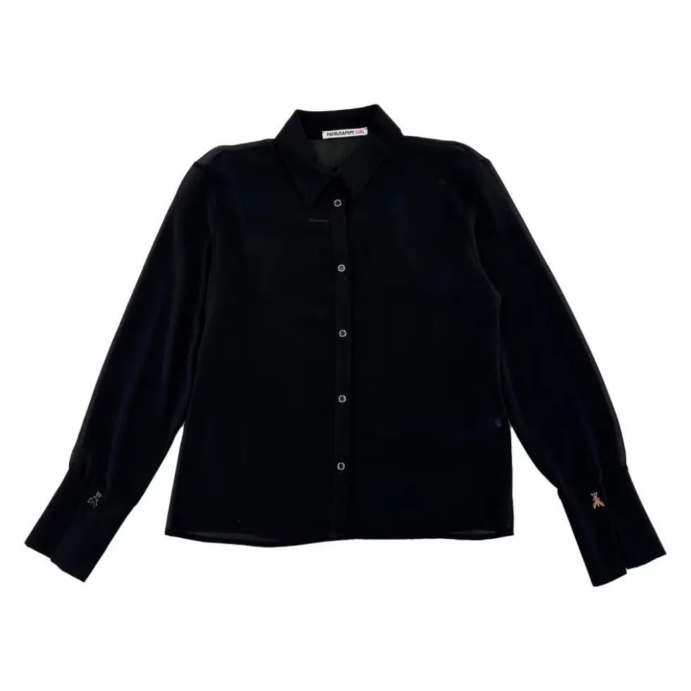 Double-Layer Voile Shirt