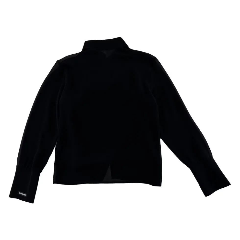 Double-Layer Voile Shirt