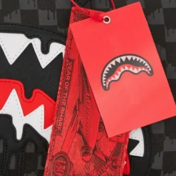 Dripping Sharks in Paris Mini Duffle