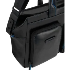 Elegant Læder Dokumentmappe med Laptoprum