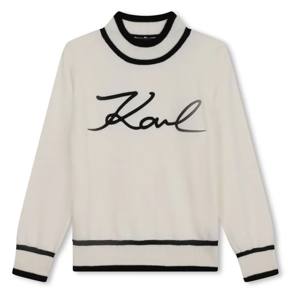Embroidered Signature Sweater