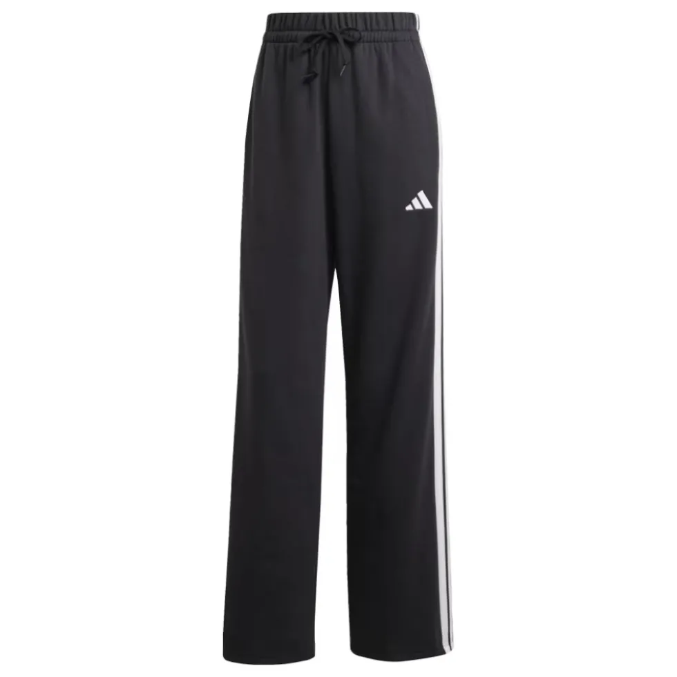 Essentials 3-Stripes Open Hem French Terry Pants