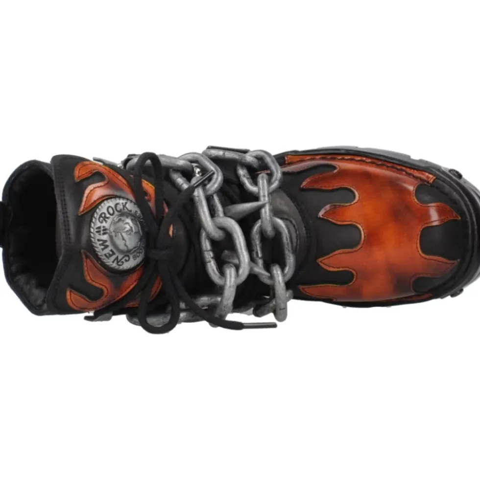 Flame Metallic Ankelstøvler