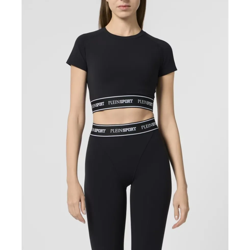 Fleece Cropped T-Shirt
