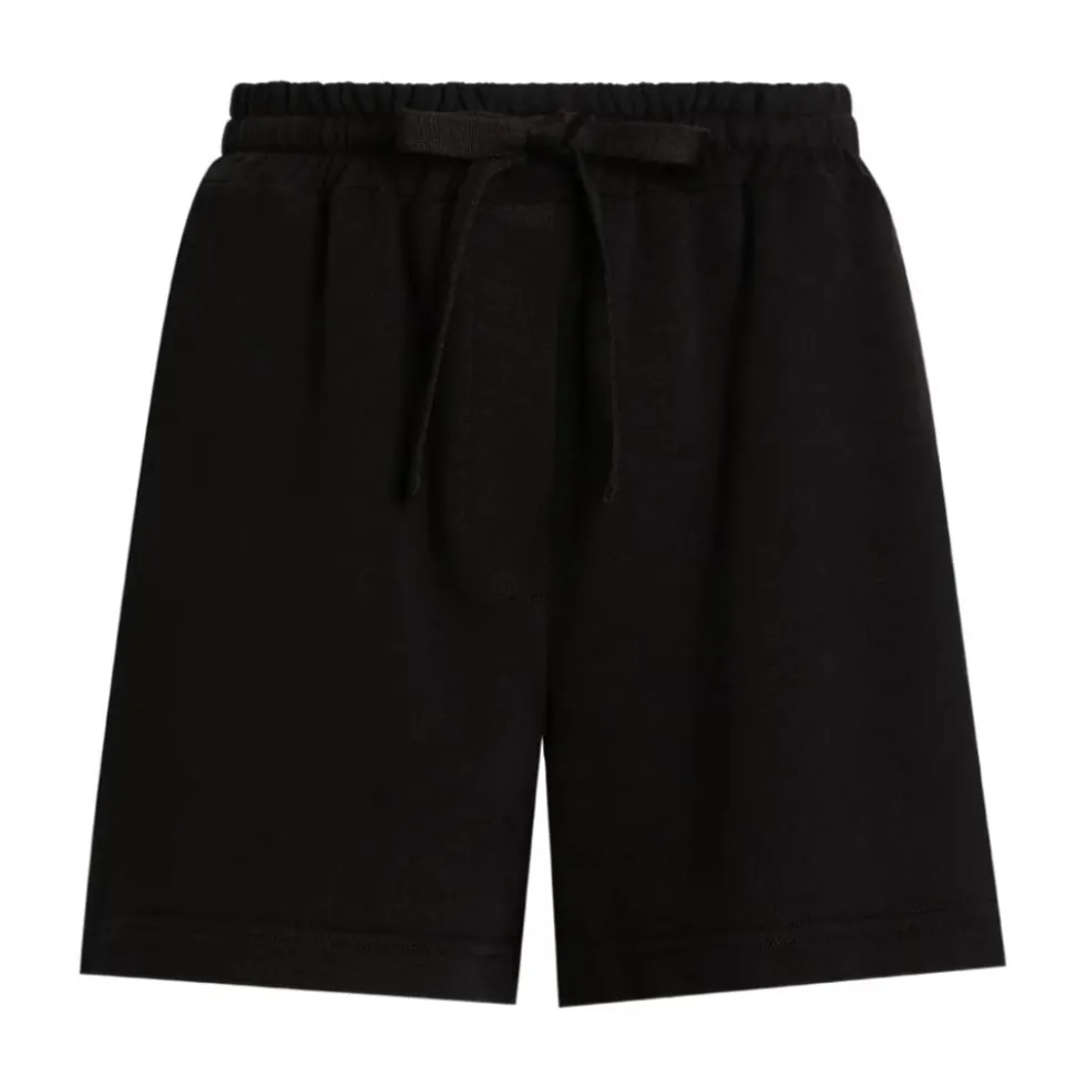 Fleece Shorts med DG Broderi