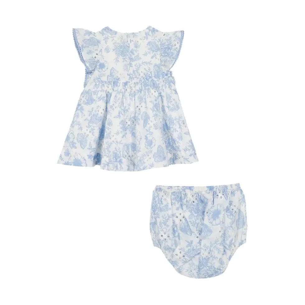Floral Eyelet Cotton Dress