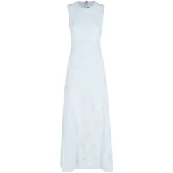 Floral Mesh Maxi Dress