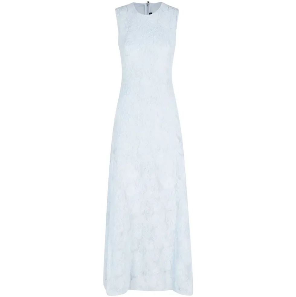 Floral Mesh Maxi Dress